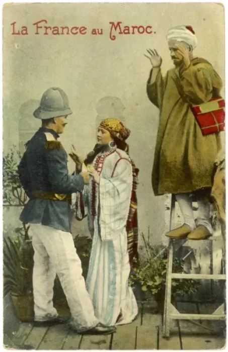 Framed Print : French Welcomed by Some Framed Print : French Welcomed by Some