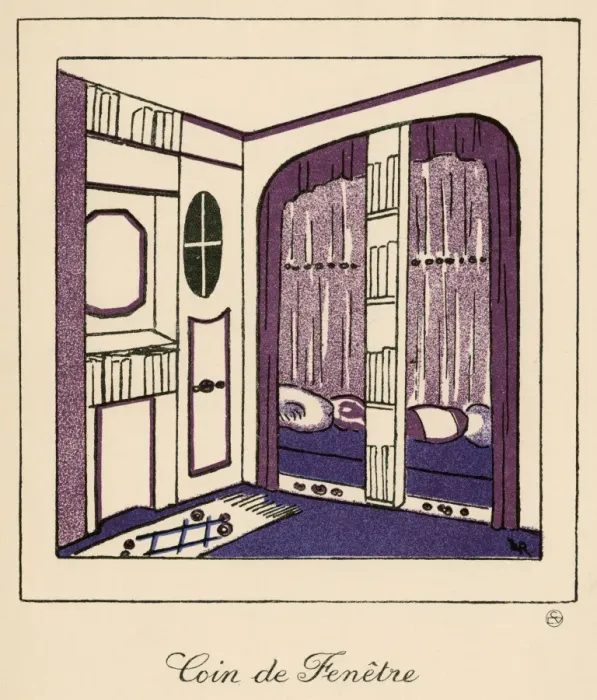 Framed Print : French Window Seat Framed Print : French Window Seat
