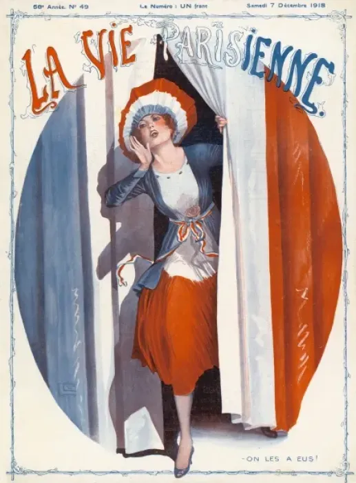 Framed Print : French Woman Shouts Framed Print : French Woman Shouts