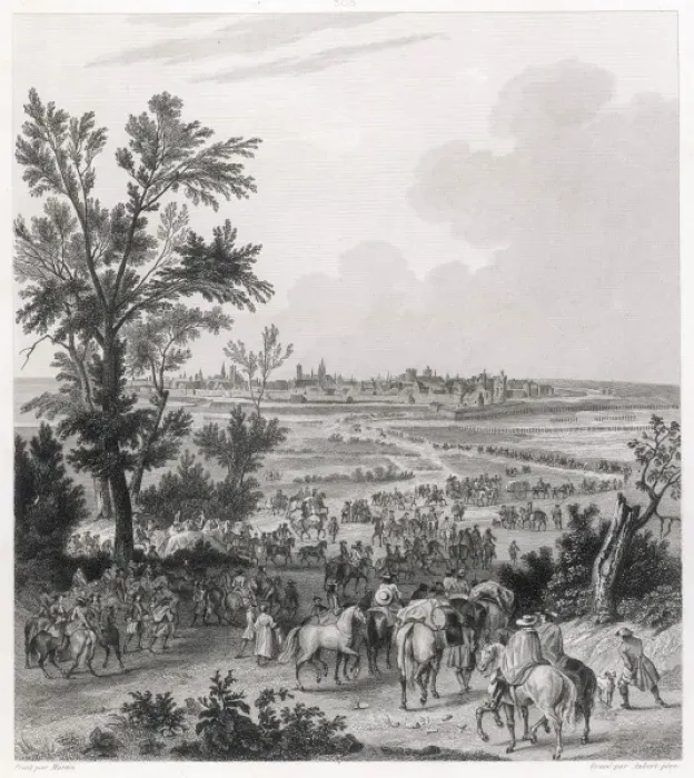 Framed Print : French Take Ypres 1678 Framed Print : French Take Ypres 1678