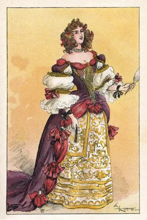 Framed Print : Frenchwoman 1670 Framed Print : Frenchwoman 1670