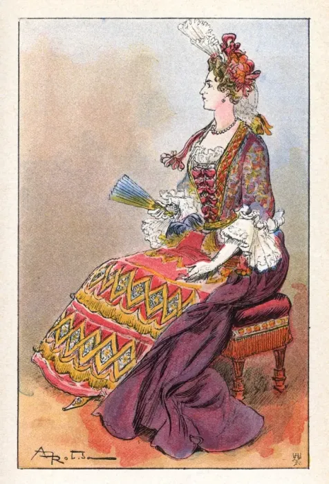 Framed Print : Frenchwoman 1690