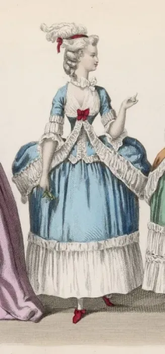 Framed Print : FRENCHWOMAN 1780 - 1 Framed Print : FRENCHWOMAN 1780 - 1