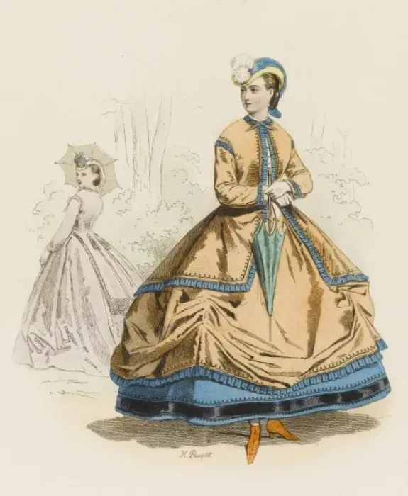 Framed Print : Frenchwoman of 1864 Framed Print : Frenchwoman of 1864