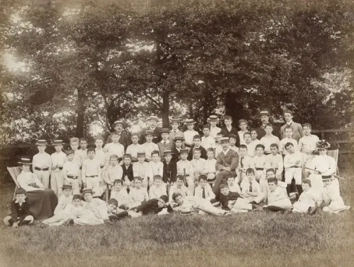 Framed Print : Fretherne House School 1900 Framed Print : Fretherne House School 1900
