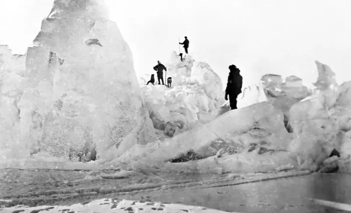 Framed Print : Fridtjof Nansen's polar expedition on the Fram