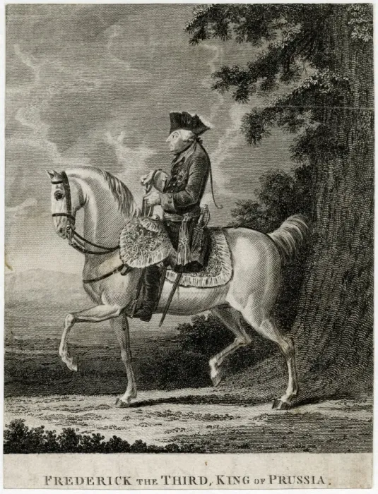 Framed Print : Friedrich II on Horse Framed Print : Friedrich II on Horse