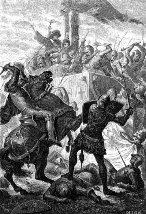 Framed Print : Friedrich II triumphs at the Battle of Cortenuova, 1237 Framed Print : Friedrich II triumphs at the Battle of Cortenuova, 1237