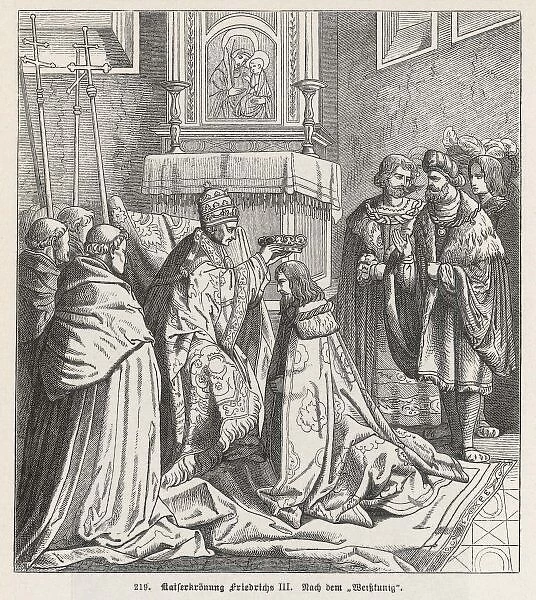Friedrich III Crowned