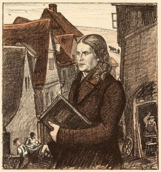 Framed Print : FRIEDRICH RUCKERT Framed Print : FRIEDRICH RUCKERT
