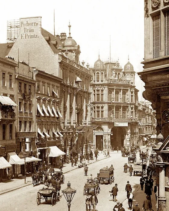 Framed Print : Friedrich Strasse Berlin Germany Victorian period Framed Print : Friedrich Strasse Berlin Germany Victorian period