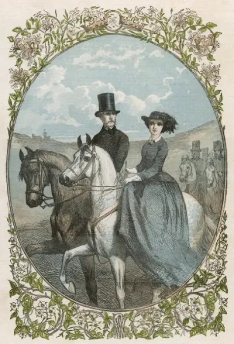 Framed Print : Friedrich & Vicky 1858 Framed Print : Friedrich & Vicky 1858