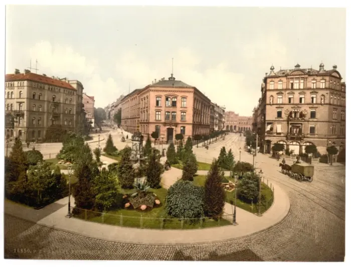 Framed Print : Friedrich-William Platz, Cassel (i. e. Kassel), Hesse-Nassau Framed Print : Friedrich-William Platz, Cassel (i. e. Kassel), Hesse-Nassau