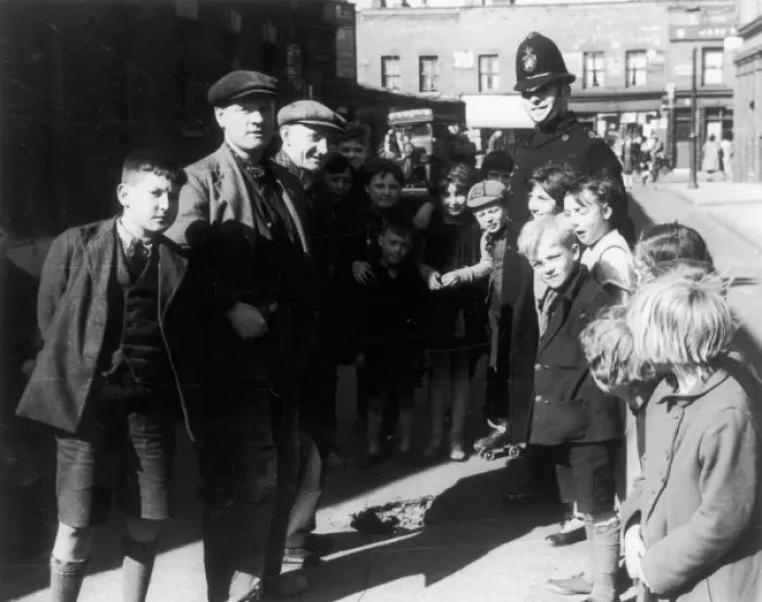 Framed Print : Friendly Policeman Framed Print : Friendly Policeman