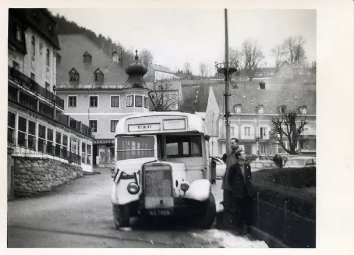 Framed Print : Friends Ambulance Unit (FAU) Vintage Leyland Bus, Mariazell Framed Print : Friends Ambulance Unit (FAU) Vintage Leyland Bus, Mariazell