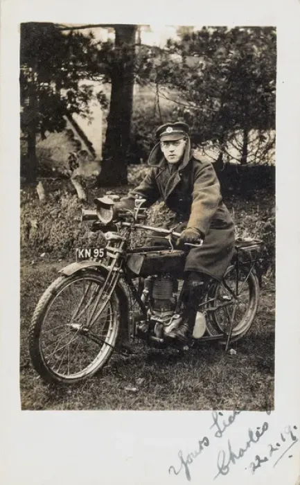 Framed Print : Friends of Sapper Wilbert, with motorcycles Framed Print : Friends of Sapper Wilbert, with motorcycles