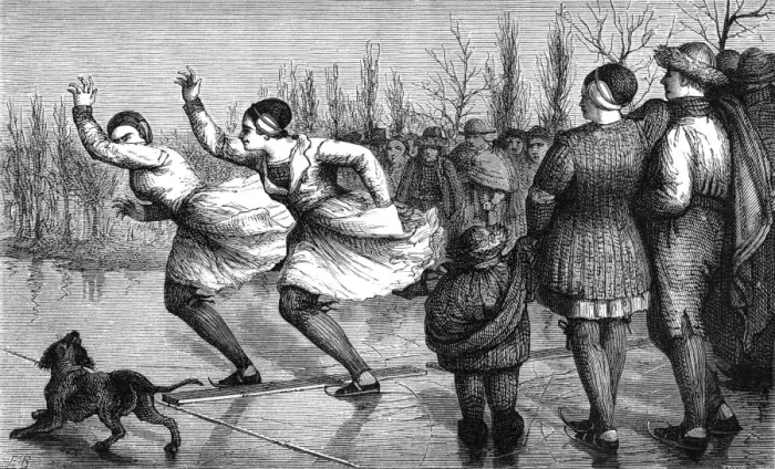 Framed Print : Frieslanders Skate 1871 Framed Print : Frieslanders Skate 1871
