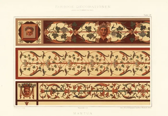 Framed Print : Frieze in the Ducal Palace, Mantua, Italy, 16th century Framed Print : Frieze in the Ducal Palace, Mantua, Italy, 16th century