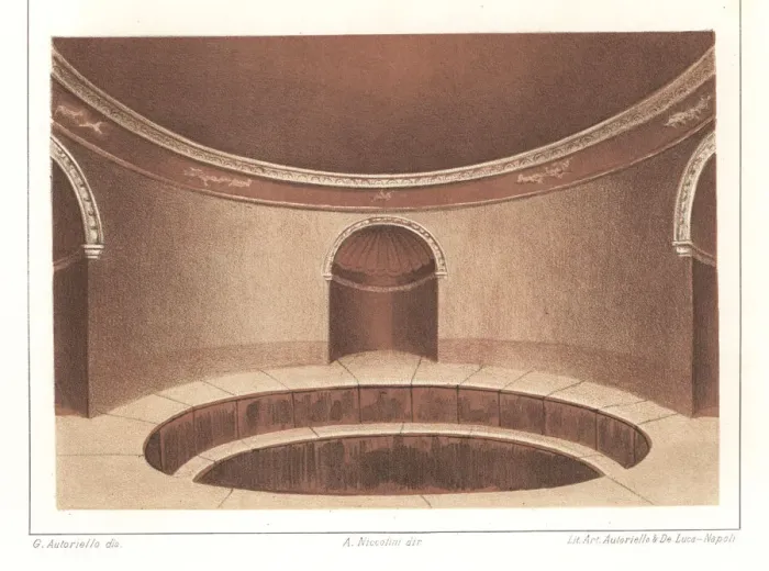 Framed Print : Frigidarium or cold bath, near the gate to Stabiae Framed Print : Frigidarium or cold bath, near the gate to Stabiae
