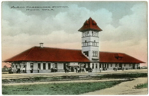 Frisco railroad station, Hugo, Oklahoma, USA