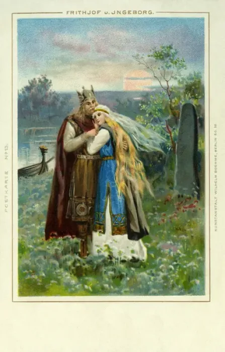 Framed Print : Frithjof and Ingeborg Framed Print : Frithjof and Ingeborg
