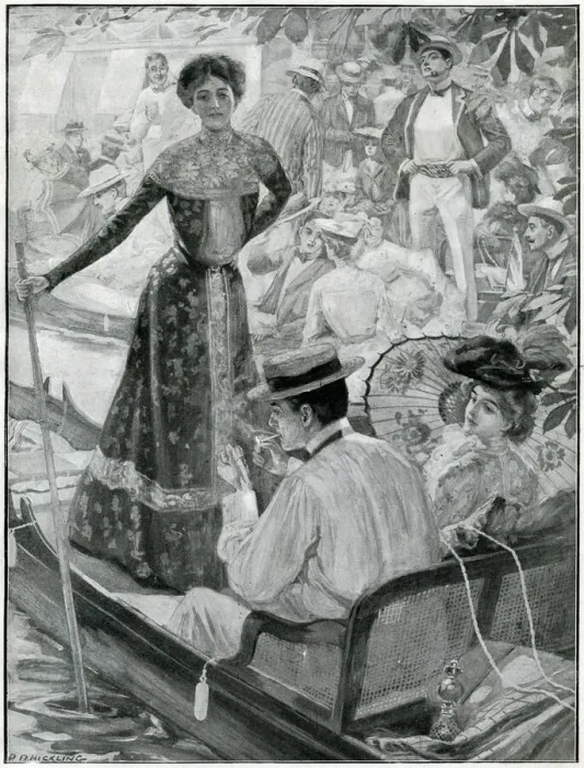 Framed Print : Frocks and Frills at Henley Regatta 1905 Framed Print : Frocks and Frills at Henley Regatta 1905
