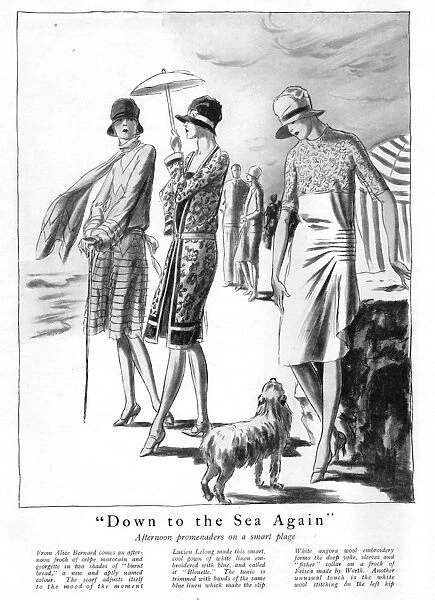 Frocks for the seaside, 1927