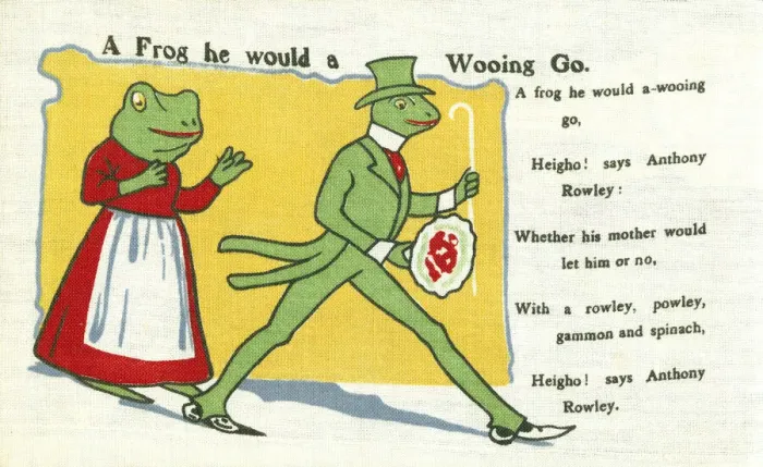 Framed Print : A Frog He Would a-Wooing Go Framed Print : A Frog He Would a-Wooing Go