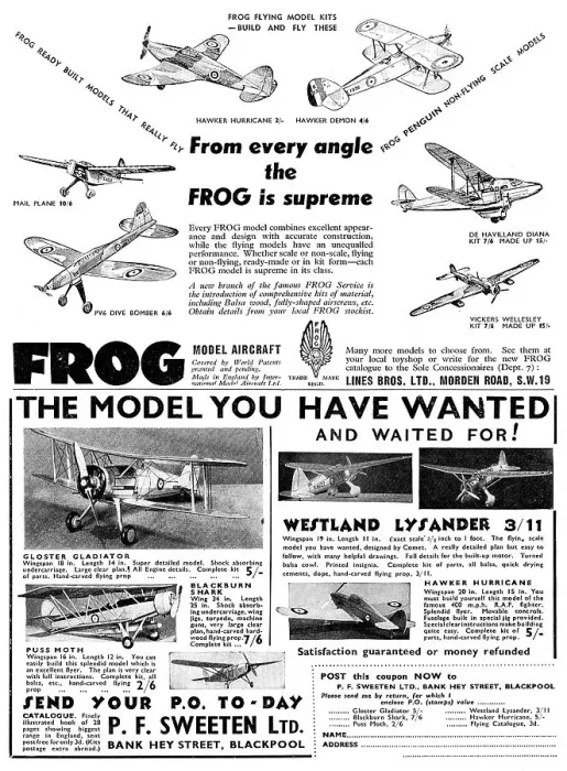 Framed Print : Frog Model Aircraft Framed Print : Frog Model Aircraft