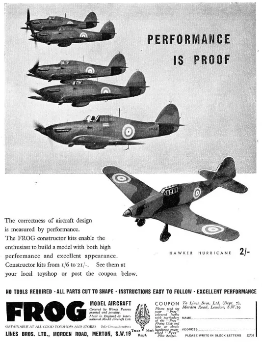 Framed Print : Frog Model Aircraft - Hawker Hurricane Framed Print : Frog Model Aircraft - Hawker Hurricane