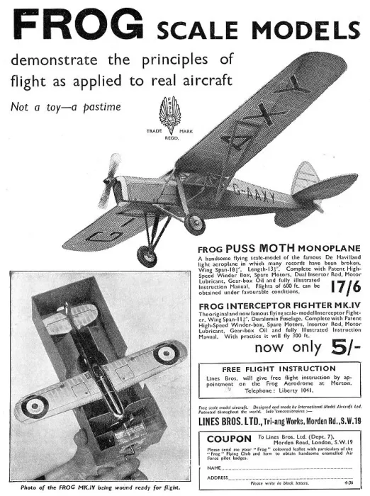 Framed Print : FROG Scale Aircraft Models - FROG Puss Moth & Interceptor Framed Print : FROG Scale Aircraft Models - FROG Puss Moth & Interceptor