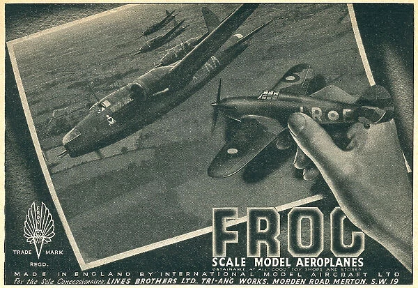 Frog Scale Model Aeroplanes Advertisement