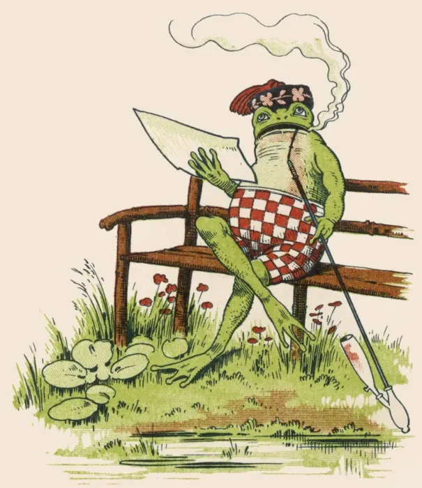 Framed Print : Frogs as Humans (1 of 5) Framed Print : Frogs as Humans (1 of 5)