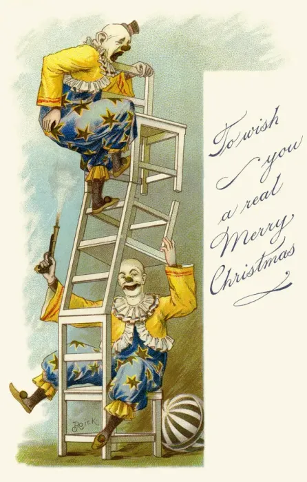 Framed Print : Frolicking clowns Framed Print : Frolicking clowns