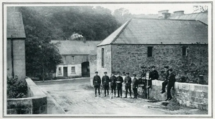 Framed Print : Frontier guards at the Ulster border Framed Print : Frontier guards at the Ulster border