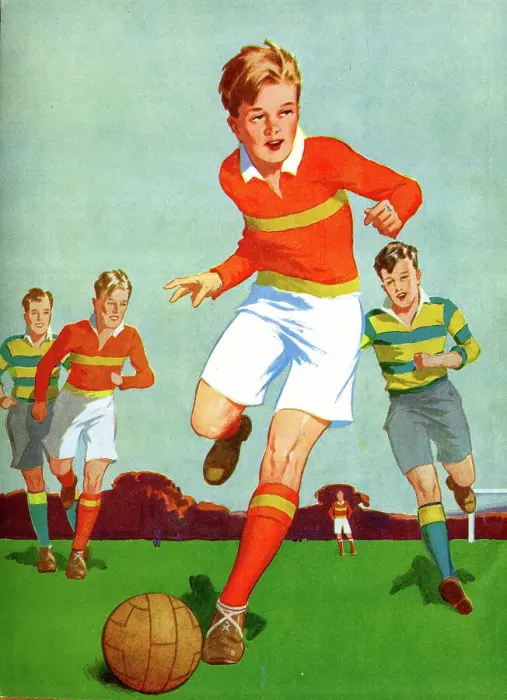 Framed Print : Frontispiece, The Boys Book of Soccer for 1946 Framed Print : Frontispiece, The Boys Book of Soccer for 1946