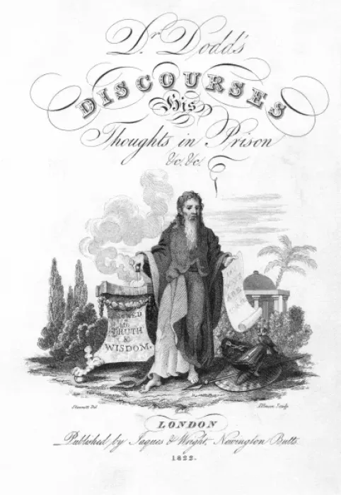 Framed Print : Frontispiece to Dodds Discourses Framed Print : Frontispiece to Dodds Discourses