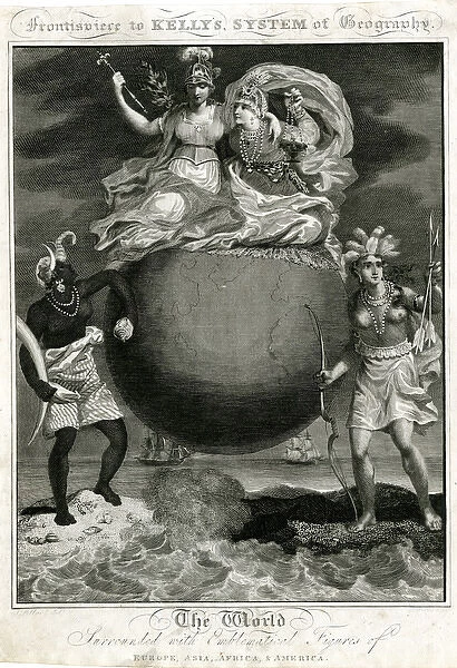 Frontispiece, Kellys System of Geography