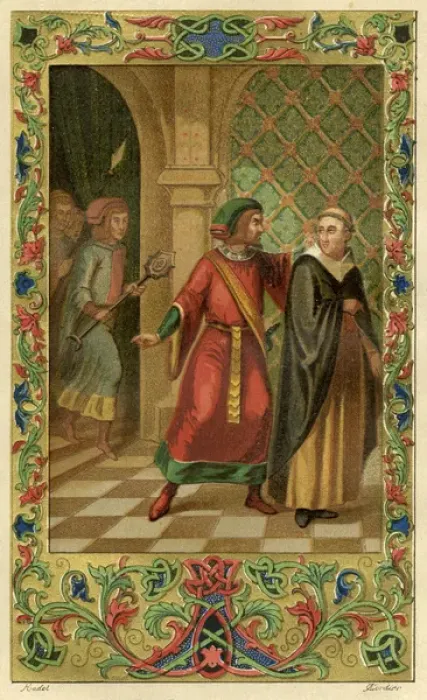 Framed Print : Frontispiece, Legends of the Commandments of the Church Framed Print : Frontispiece, Legends of the Commandments of the Church