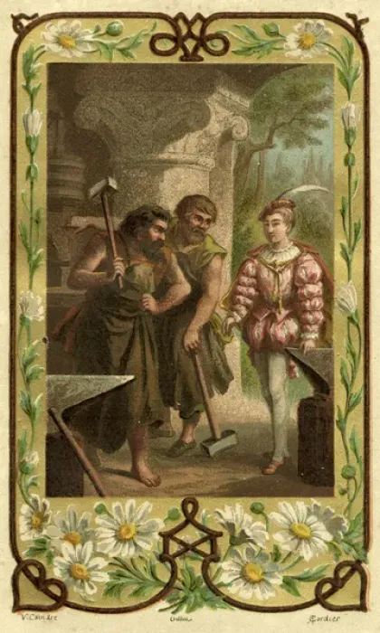 Framed Print : Frontispiece, Legends of Gods Commandments Framed Print : Frontispiece, Legends of Gods Commandments