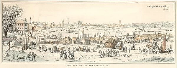 Frost Fair  /  Thames  /  1684