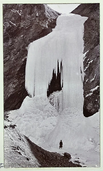 A frozen waterfall at Dotha, near Phari, in the Chumbi Valley, from a fascinating album which reveals new details on a little-known campaign in which a British military force brushed aside Tibetan defences to capture Lhasa, in 1904