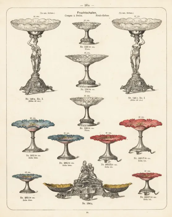 Framed Print : Fruit dishes