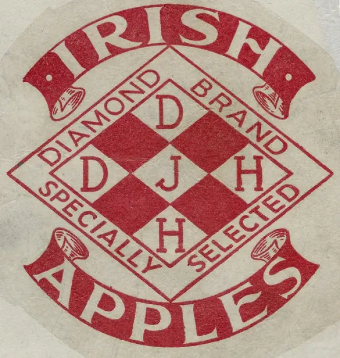 Framed Print : Fruit Label -- Irish apples Framed Print : Fruit Label -- Irish apples