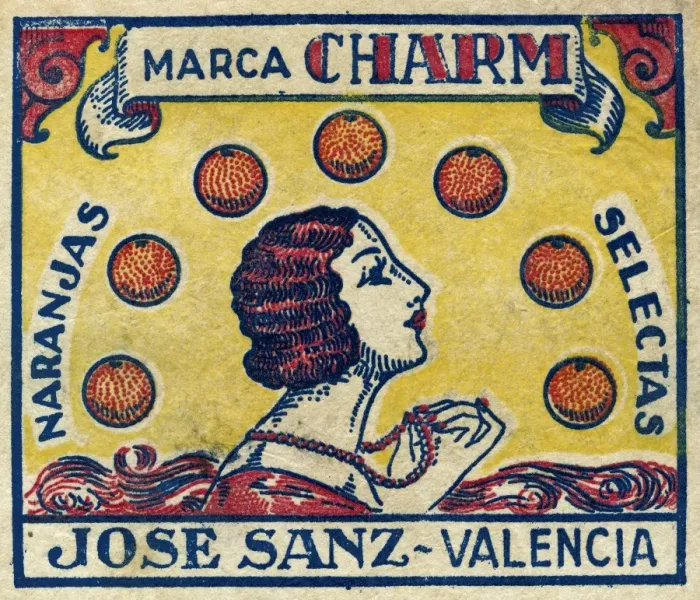 Framed Print : Fruit Label -- Spanish oranges Framed Print : Fruit Label -- Spanish oranges