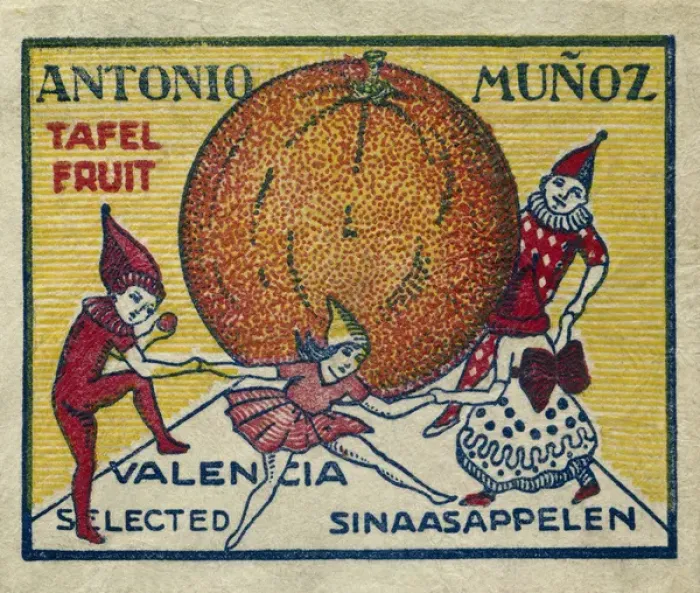 Framed Print : Fruit Label -- Spanish oranges Framed Print : Fruit Label -- Spanish oranges