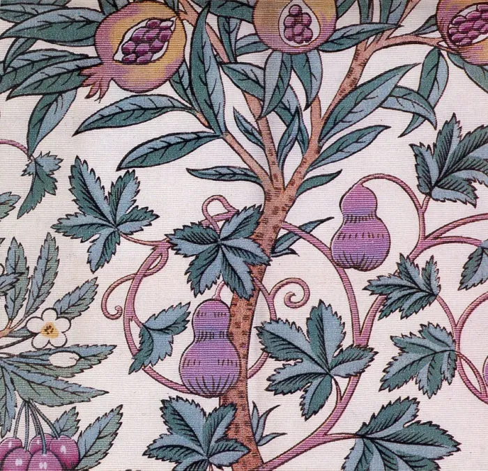 Framed Print : Fruit and Leaf Design Date: 1909