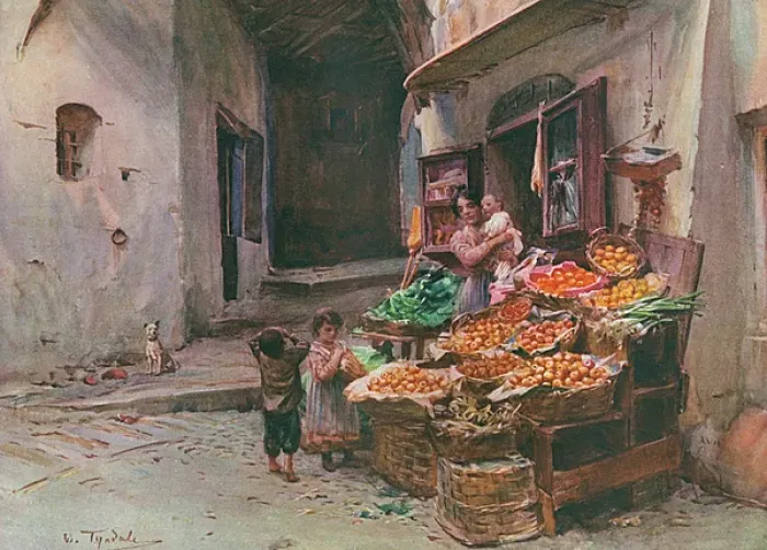 Framed Print : Fruit Stall at San Remo Framed Print : Fruit Stall at San Remo