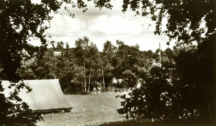 Framed Print : Frylands Wood Boy Scout Camp, Featherbed Lane, Addington Framed Print : Frylands Wood Boy Scout Camp, Featherbed Lane, Addington