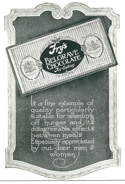 Fry's Belgrave Chocolate Advertisement